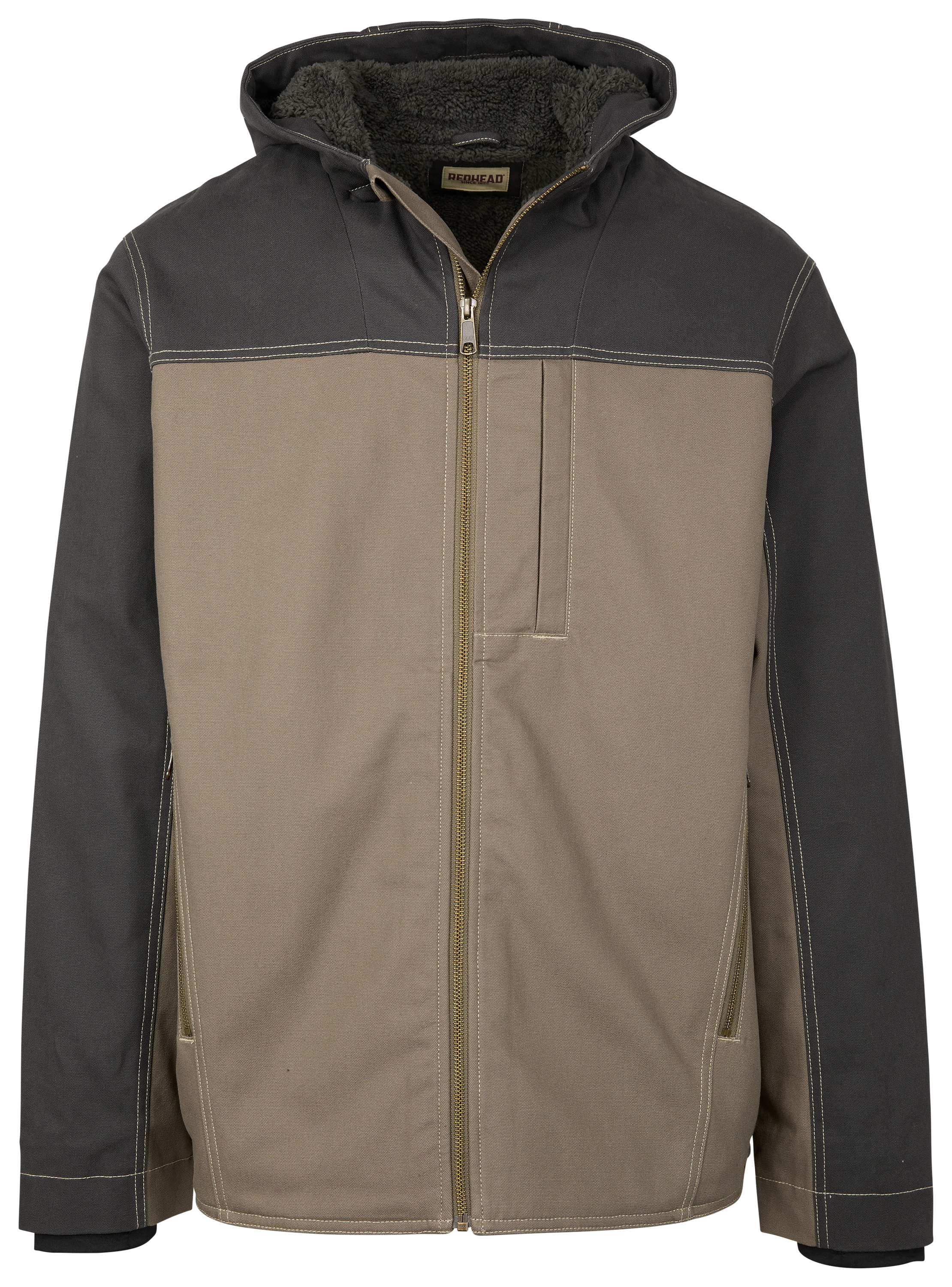 RedHead Full-Zip Fleece-Lined Hooded Jacket - Dark Earth - 3XL | Cabela's